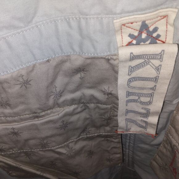 A. Kurtz Very Light Khaki Overall Skirt Size Large - Picture 5 of 6